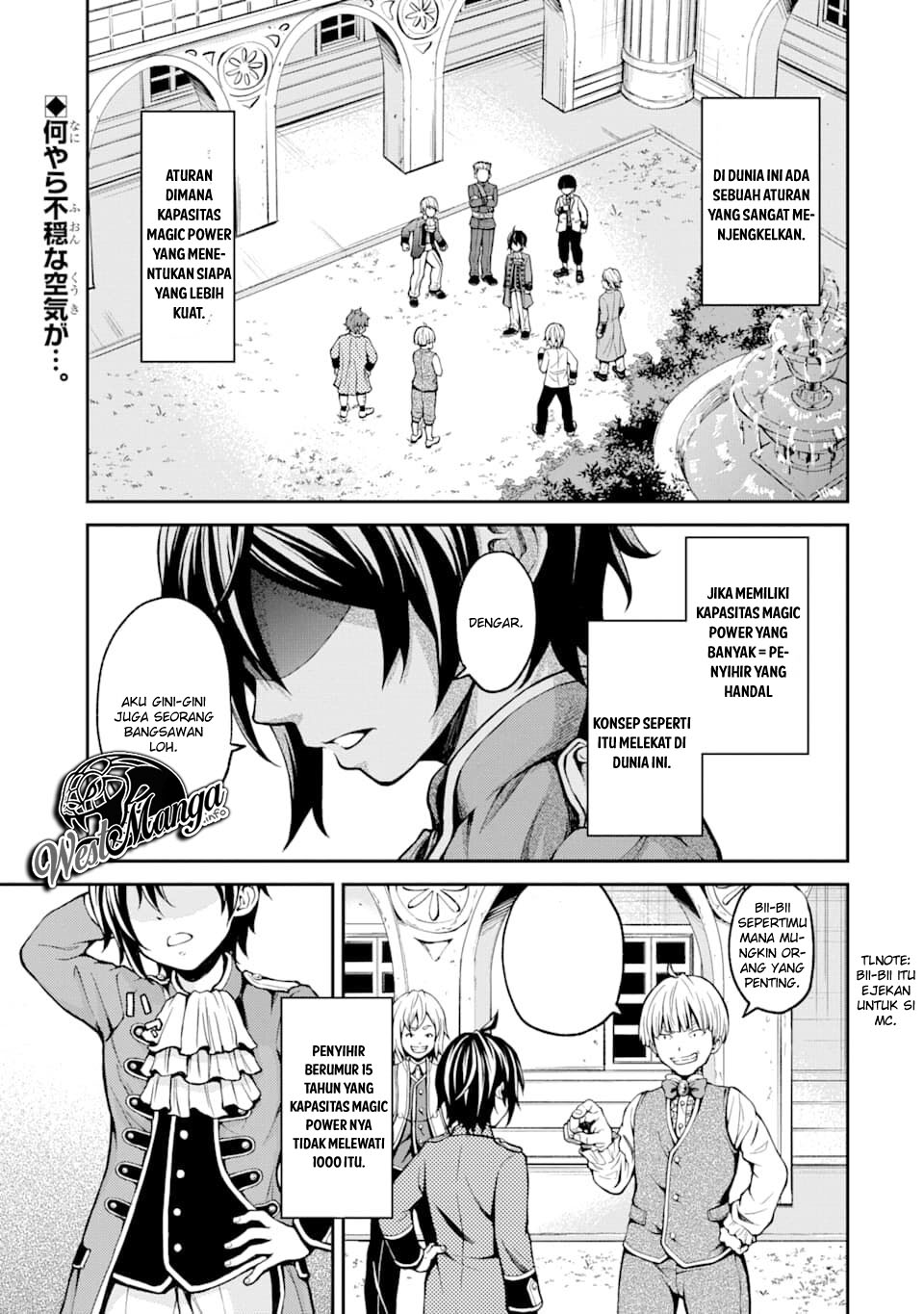 Saisoku Musou No B-kyuu Mahou Tsukai: Ippatsu Utareru Mae Ni Senpatsu Uchikaesu! chapter 1